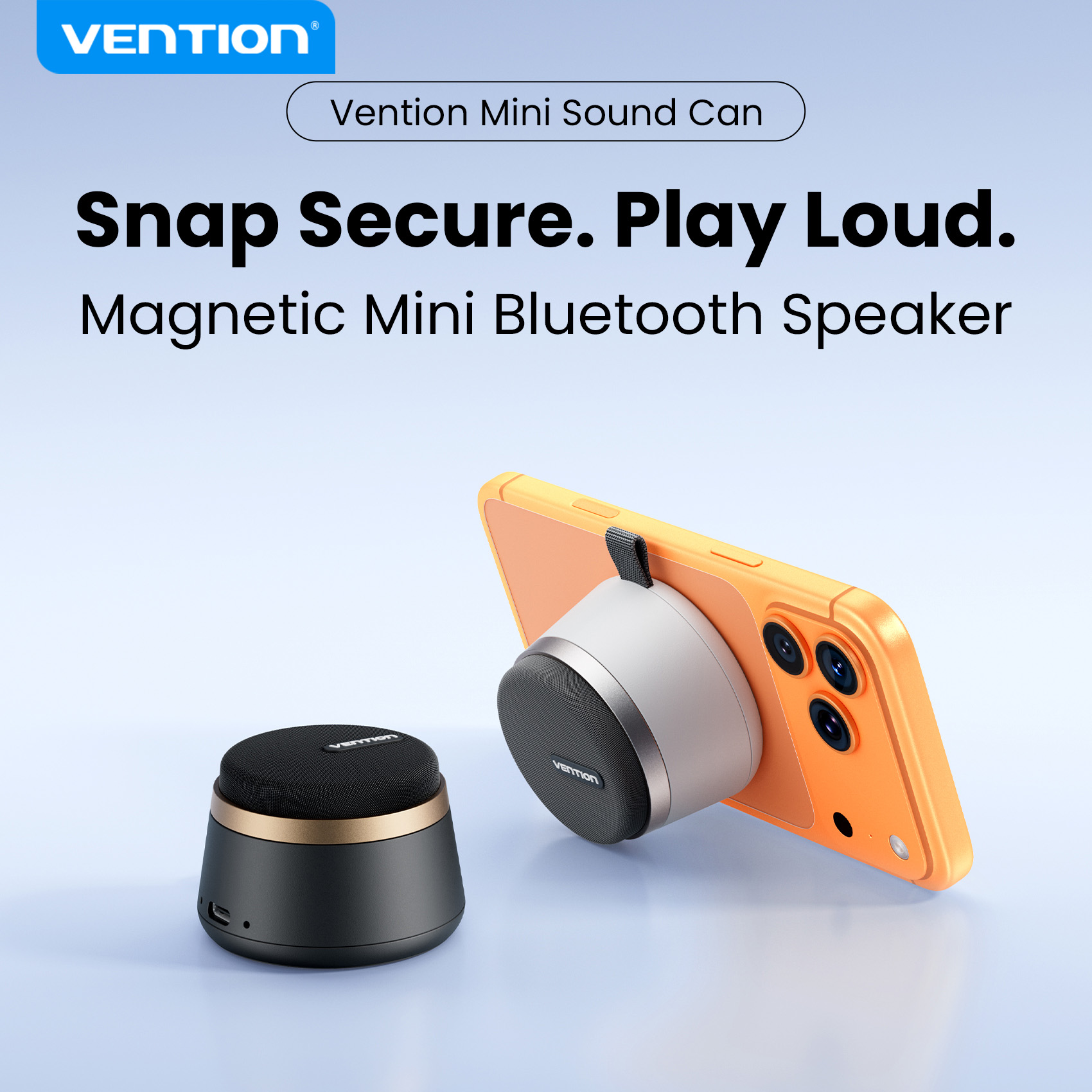 Google Speaker Nest Mini - Vention 磁気ポータブル Bluetooth スピーカー IPX6 防水ミニシャワースピーカー強化低音