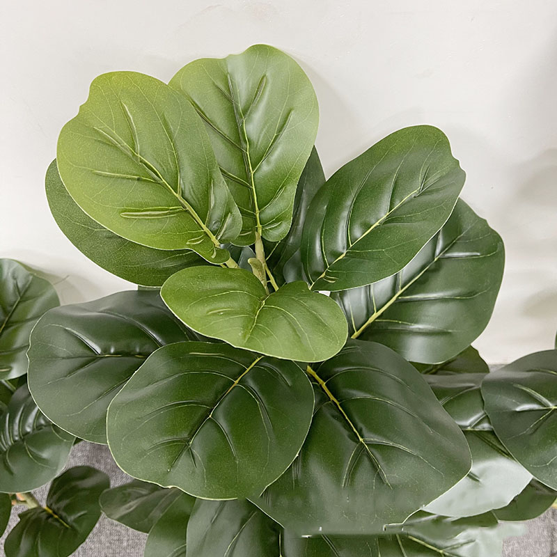 59インチの大きなficusツリー人工植物偽の木プラスチック - Ficus Lyrata Tree のレビューと価格
