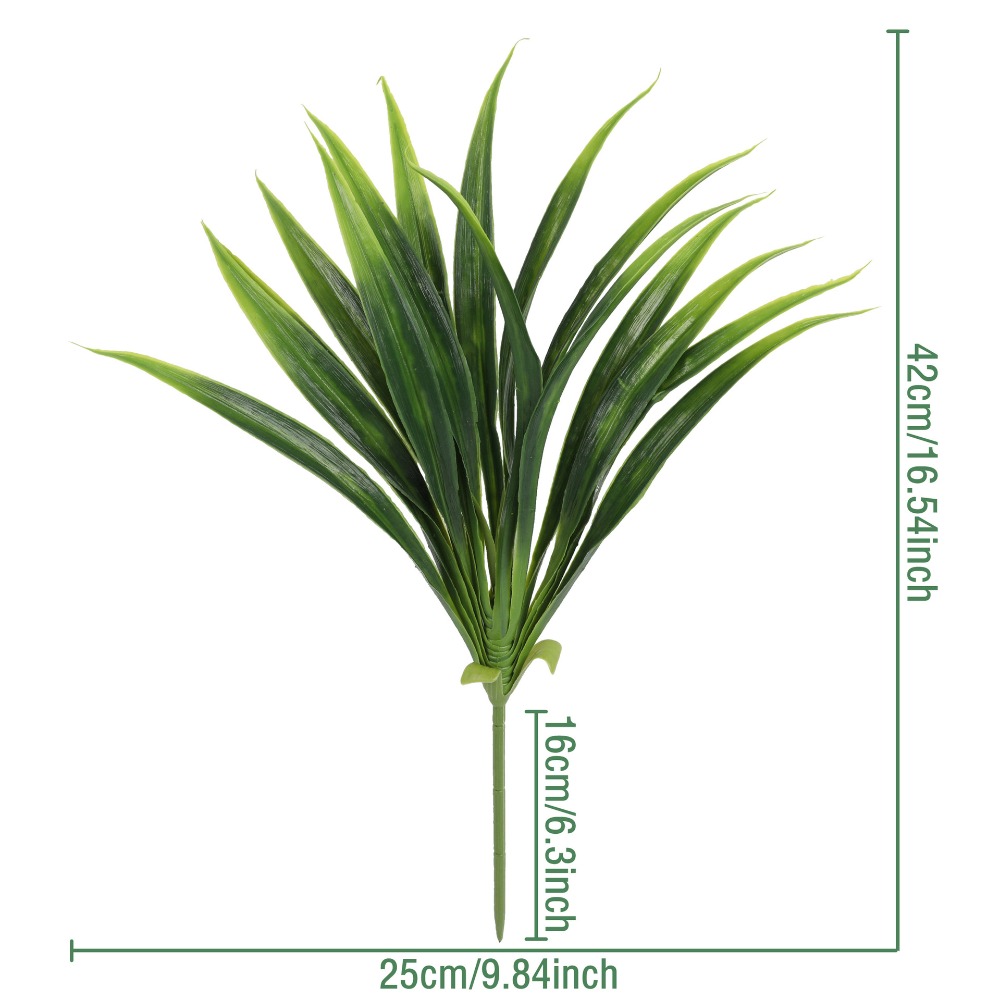 リアルな42cm人工蘭の葉 シミュレーションプラスチック製フ - Spider Plant Hanging のレビューと価格