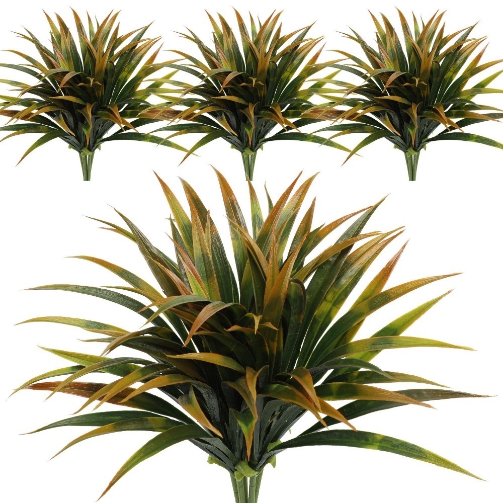 リアルな42cm人工蘭の葉 シミュレーションプラスチック製フ - Spider Plant Hanging のレビューと価格