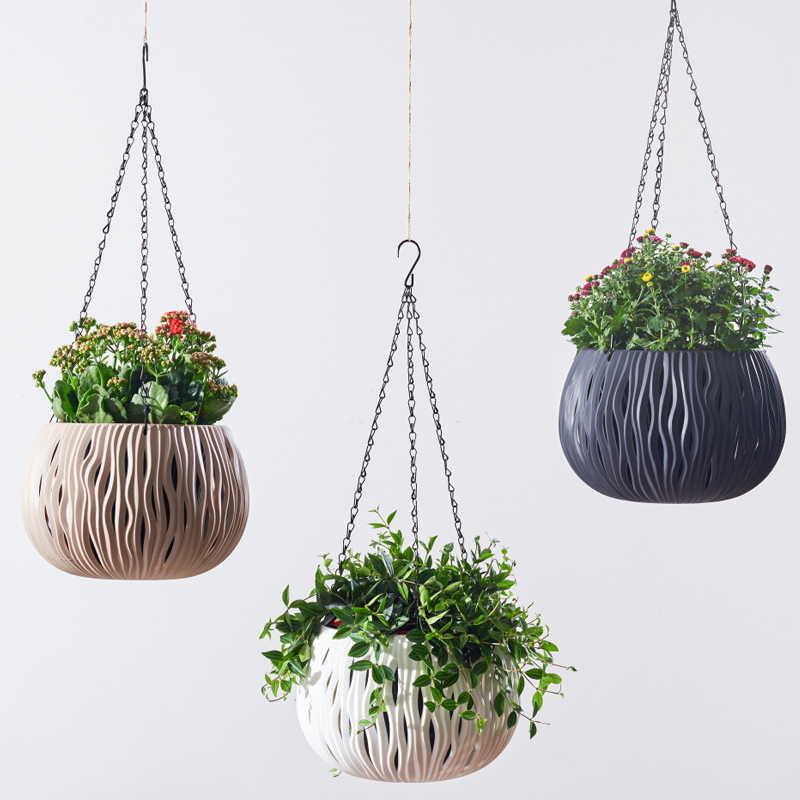 吊り下げ鉢、プラスチック製の個性的な形、籐編みの吊り下げバス - Spider Plant Hanging のレビューと価格