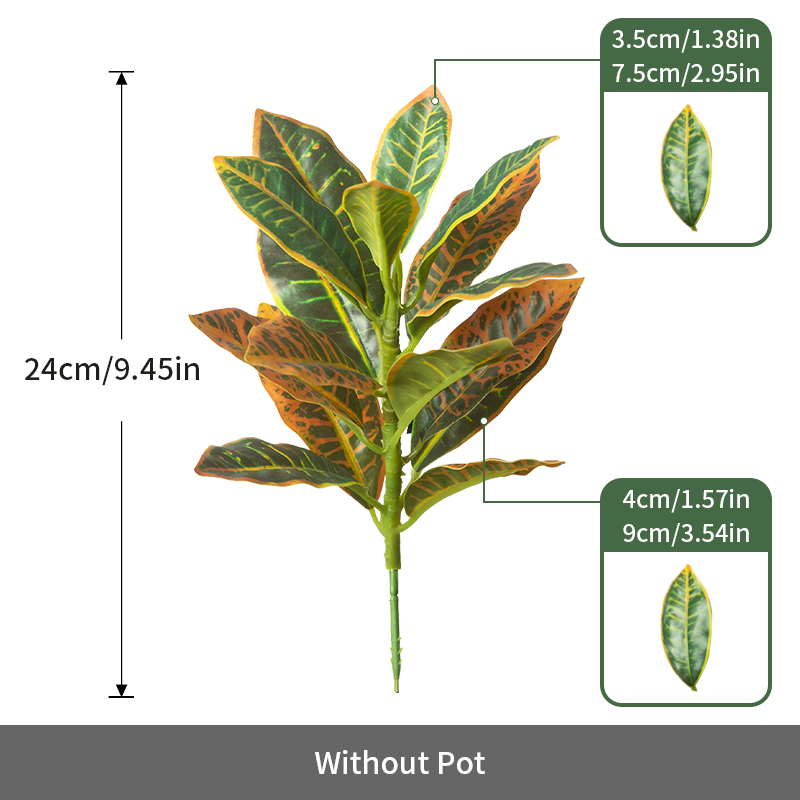 24-41 センチメートル人工植物偽フィカスの木熱帯ガジュマ - Ficus Lyrata Tree のレビューと価格