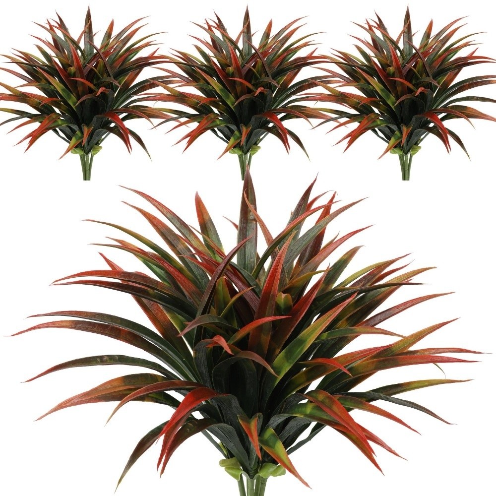 造園用42cm人工蘭の葉シミュレーションプラスチック製フェイ - Spider Plant Hanging のレビューと価格